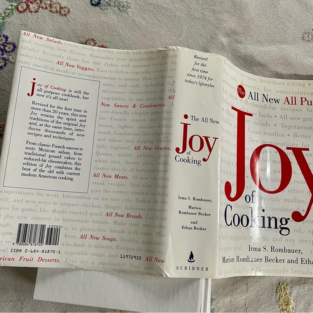 Vintage Joy of Cooking 1997 Edition Hardcover Cookbook. The Cook's Bible